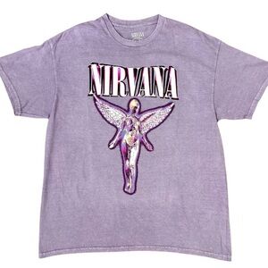 New Nirvana In Utero Band Graphic Tee Shirt Size Medium